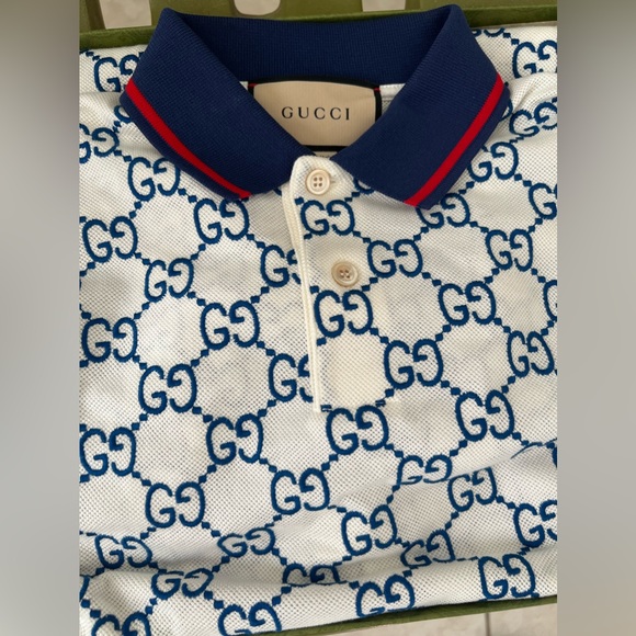 GG Stretch Cotton Polo Gucci Polo